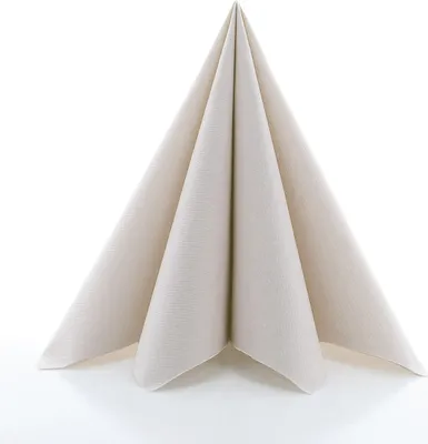 Produktbild von Airlaid Serviette Pebble Stone, 40 x 40 cm, 50 Stück - Mank