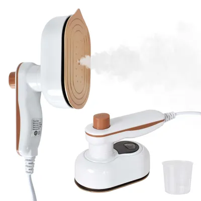 Mini-Reisedampfbügeleisen, 180° drehbar, 38 W, 50 ml Tank