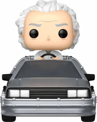 Image de Funko Pop! Rides Deluxe - Doc z DeLoreanem z Powrotu do Przeszłości Figurki
