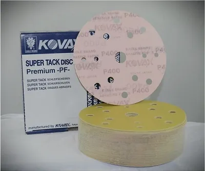 Produktbild von KOVAX Premium Scheiben SuperTack P400 Ø152mm 15-Loch, 50er-Pck.