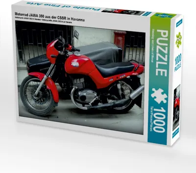Produktbild von Calvendo Motorrad JAWA 350 aus der CSSR in Havanna 1000 Teile Puzzle quer 640x480mm, von Löwis of Menar Henning; 7364069