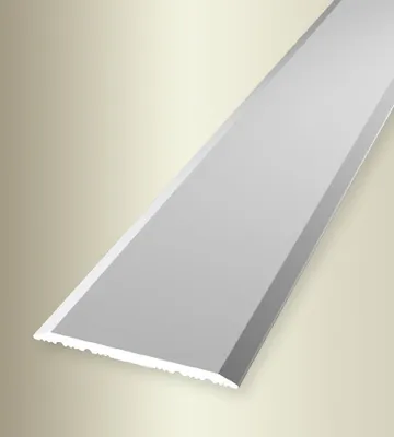 Produktbild von PROVISTON | Übergangsprofil | Breite: 32 mm | Höhe: 0 - 99 mm | Länge: 1000 mm | Aluminium eloxiert | Glatt | Silber | Selbstklebend