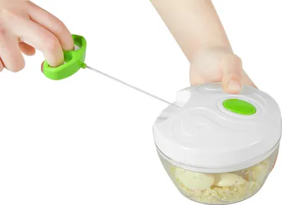 Produktbild von Kráječ zeleniny s tažným kabelem Multi krouhač na cibuli, zeleninu a ovoce Kráječ zeleniny