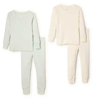 Produktbild von A. Essentials x Sofia Grainge Unisex Baby Eng anliegender Baumwoll-Schlafanzug,