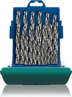 Produktbild von Heller Tools 21964 8 HSS Metal twist drill bit set 25-piece cut DIN 338 Cylinder shank 1 Set