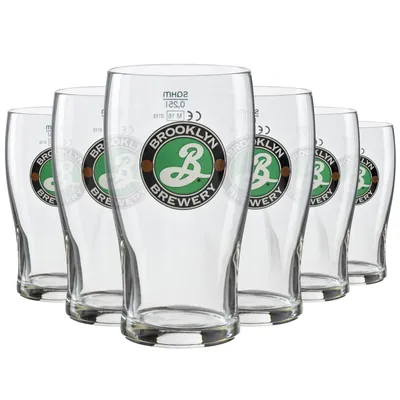 Produktbild von Brooklyn Brewery 0,25l Geeicht Tulip Becher | Eleganter Bierbecher für Bierliebhaber | perfektes Design für Craft Beer & Köstlichkeiten, robust