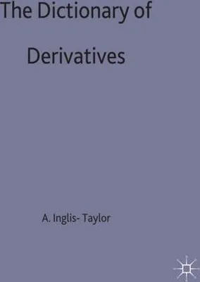 Produktbild von The Dictionary of Derivatives