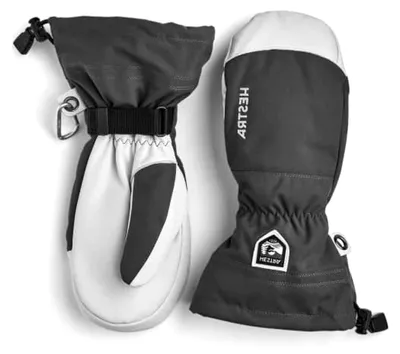 Produktbild von Heli Skihandschuh aus Armee-Leder, klassischer Fäustling für Skifahren, Snowboarden und Bergsteigen