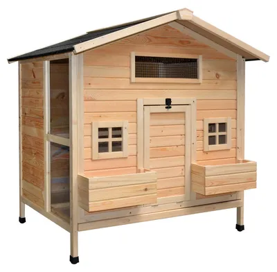 Produktbild von Duvo+ Woodland Hühnerstall Colonial Pinus holzfarbig