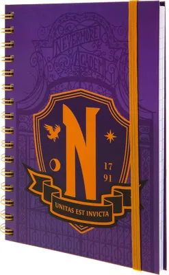 Produktbild von Wednesday - Notizbuch, A5 TA11505 (Einheitsgröße) (Violett/Gelb)