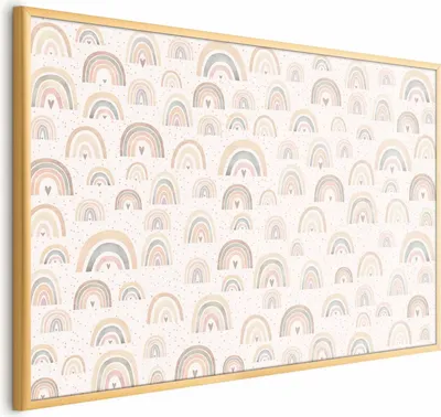 Produktbild von Posterpapier Poster - Rainbows and Hearts 42x29.7 cm Für Kinder e-A-10133-ao-a