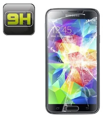Produktbild von 1x 9H Hartglasfolie für Samsung Galaxy S4 Mini Panzerfolie Displayglas HD KLAR Panzerglas Schutzfolie