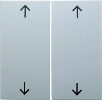 Immagine prodotto di Berker Wippen con stampa, simbolo frecce, S.1, bianco polare, lucido, 1 pz.