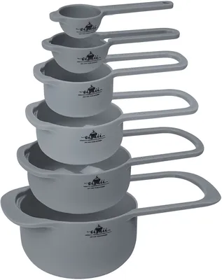 Produktbild von O-ishii Messlöffel Set 6-tlg präzise Dosierung, Küche Backen Kochen,