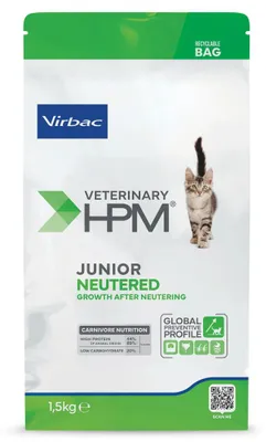 Produktbild von Virbac Junior tered Cat 1,5kg Trockenfutter Veterinärfutter Für Kätzchen nach der Kastration