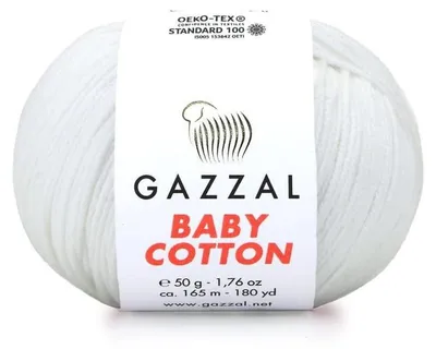 Produktbild von Wolle Gazzal Baby Baumwolle 3410 - ecru - Stricken & Häkeln