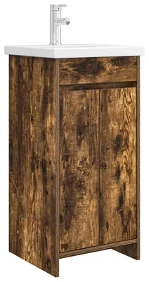 Obrázok produktu pre Kúpeľňová skrinka s umývadlom Dymový dub 42 x 40 x 84,5 cm