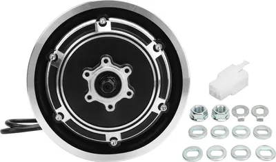 Immagine prodotto di 10 pollici freno a disco ruota mozzo motore 24 V 48 V 350 W a 500 W brushless DC per scooter bicicletta elettrica
