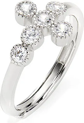Immagine prodotto di Anelli da dito con simbolo Amen Argento 14 Collezione Croci - donna