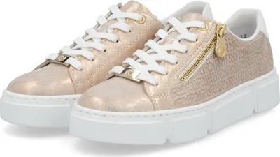 Image de Rieker Femme Chaussures basses Chaussures N5917-90 Or , Taille:42 EU