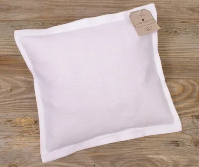 Produktbild von Kissen-Bezug 30x30 cm Landhaus-Stil weiß Baumwolle-Mix