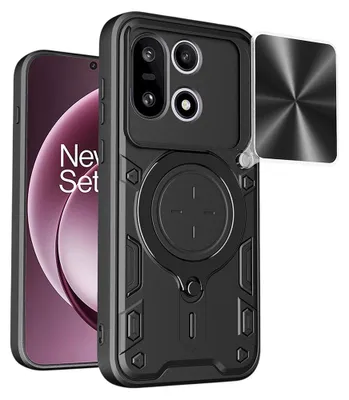 Obrázok produktu pre Techsuit – Puzdro CamGuard Pro s ochranou objektívu fotoaparátu pre telefón OnePlus 15 – čierna farba
