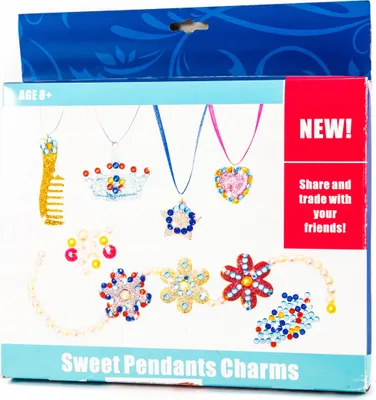 Produktbild von DIY Schmuck Bastelset für Kinder - Halsketten selber machen - Kreatives Geschenk für Mädchen