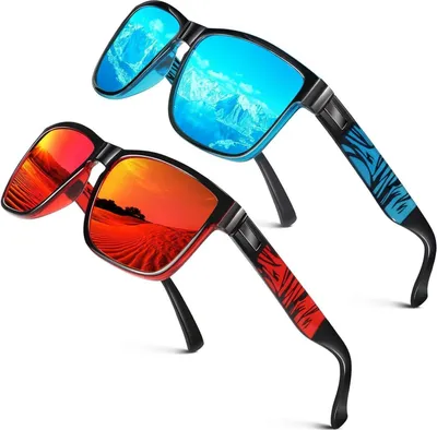 Produktbild von LINVO Polarisierte Sonnenbrille Herren Damen UV400 Cat 3 CE