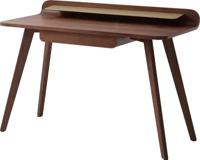 Produktbild von home24 Schreibtisch - Echtholzfurnier - Walnuss