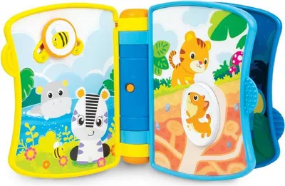 Zdjęcie produktu dla Smily Play Interaktywna Książeczka Dżungla - Edukacyjna Zabawka Dla Niemowląt 6M+