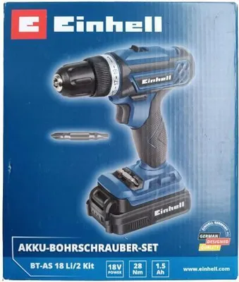 Produktbild von Einhell Akku-Bohrschrauber-Set BT-AS 18 Li/2 Kit
