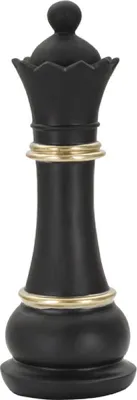 Produktbild von Mauro Ferretti Skulptur Queen 9x25,5 cm schwarz-gold