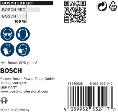 Produktbild von EXPERT SDS plus-7X Hammerbohrer-Set, 8x150x215 mm, 10-tlg.