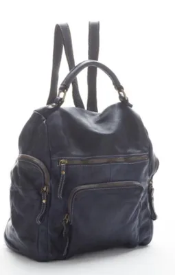 Produktbild von BZNA Rucksack Stella blau Backpacker Designer Rucksack Damenhandtasche