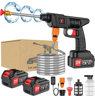 Produktbild von Hochdruckspritzpistole, kabellos, leistungsstark, Mit 2X10Cell-Batterie