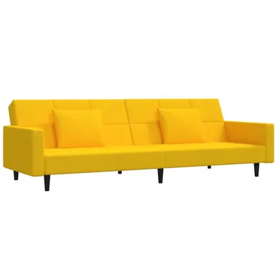 Obrázok produktu pre VidaXL 375822, Žltá, Pena, Plast, Polyester, Drevo, 2200 mm, 1000 mm, 520 mm