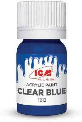 Produktbild von ICM 1012 - CLEAR COLORS Clear Blue bottle 12 ml - Neu