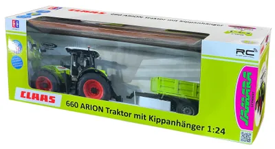 Image de Jamara Claas Arion 660 avec benne basculante 1:24 2,4GHZ