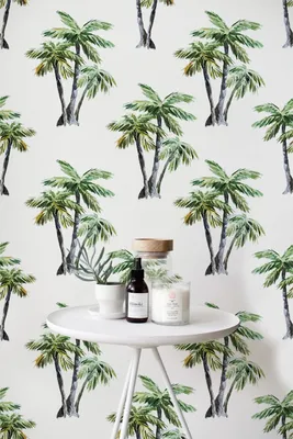 Produktbild von Coloray Fototapete 312x219 cm Latextapete Magicstick - Palms Palms Paradies.