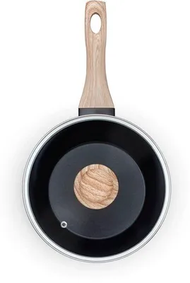Image de Casserole avec couvercle – – Cook & Care – 18 cm – Revêtement antiadhésif – Compatible induction – Sans PFAS
