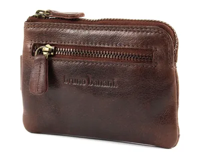 Produktbild von bruno banani Leder Geldbörse Schlüsselmäppchen Lavato Keyholder Brown braun