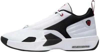 Image de Chaussures Nike Jordan Max Aura 6 pour hommes, couleur blanc/noir/rouge, taille 8