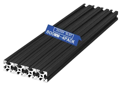 Produktbild von Lineare Schiene eloxiert - 4 Stück - 800 mm - Aluminiumprofile - V-Slot 2020