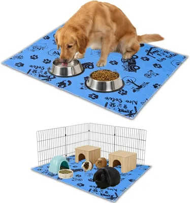 Produktbild von Haustiermatte 60 cm x 90 cm, 2er-Set, wasserdicht, saugfähig, für Stubenreinheit