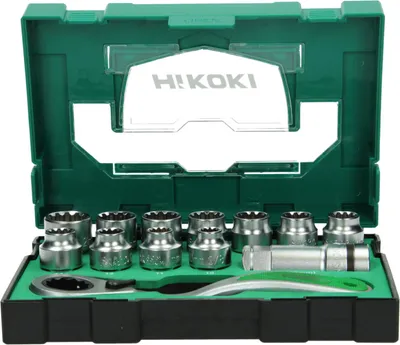 Produktbild von Steckschlüsseleinsatz-Set 40030033 13tlg. 1/2" (BOX III)