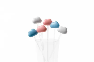 Obrázek produktu pro QUALY COCKTAIL STIRRERS x6 Míchadlo Cocktail Stick Míchadlo Party Cocktail Stick Cloud