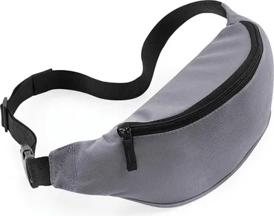 Image de Sac de hanche Bagbase Sacoche - Gris - 38 x 14 x 8 cm - Sacs festivaliers - Sac de voyage-vacances-randonnée