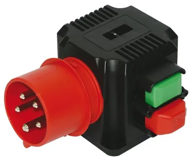 Produktbild von PC ELECTRIC Andockstecker, 16A, 5p, 6h, m. Unterspannung, 1 Stk.
