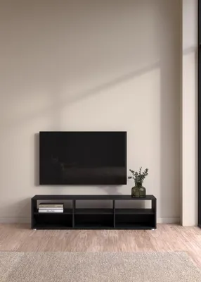 Obrázek produktu pro Media lowboard / TV nábytek černý matný