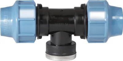 Produktbild von Unidelta PP T-Stück 90° mit Innengewinde 40mm x 1 1/2" x 40mm